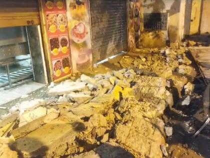 Building some parts collapses at midnight in Bhayander; Fortunately, there was no loss of life | भाईंदरमध्ये मध्यरात्री इमारतीत सज्जा कोसळला; सुदैवाने जीवितहानी टळली 