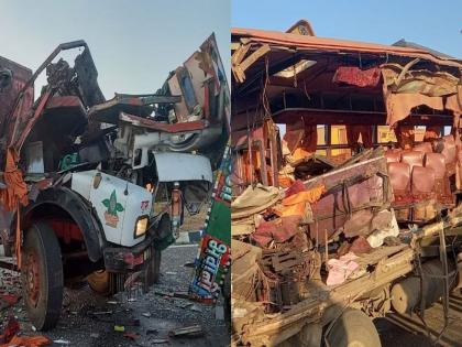 The passengers advised the driver to drive slowly. But the bus driver did not hear him | प्रवाशांचा ‘सबुरीचा सल्ला’ चालकाने ऐकलाच नाही; एका हलगर्जीपणामुळे शेवटी नको ते घडलं...