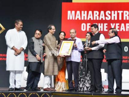 appasaheb dharmadhikari was honored by lokmat gurumantra was given at the maharashtrian of the year function | Appasaheb Dharmadhikari: आप्पासाहेब धर्माधिकारी यांचा ‘लोकमत’ने केला होता सन्मान; ‘महाराष्ट्रीयन ऑफ द इअर’ सोहळ्यात दिला होता ‘गुरूमंत्र’