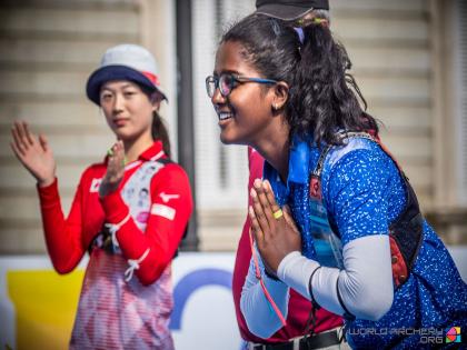 KOMALIKA BARI BECOMES THIRD INDIAN ARCHER TO HOLD WORLD ARCHERY CHAMPION CROWN | 17 वर्षीय कोमालिकाचा 'सुवर्ण'वेध; जागतिक तिरंदाजीत जेतेपद पटकावणारी तिसरी भारतीय 