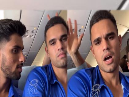  Arjun Tendulkar, Tilak Verma, Ishan Kishan and Dewald Brevis of Mumbai Indians' conversation viral, during ipl 2023 watch here video | "तू संघाचा नवीन यॉर्कर किंग...", अर्जुन तेंडुलकर अन् मुंबईच्या शिलेदारांचा संवाद Viral