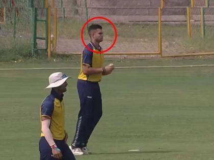 Arjun Tendulkar took 2 wickets for 20 runs in 4 overs while playing for Goa in the Mushtaq Ali Trophy   | मुंबई टू गोवा! Arjun Tendulkar ने मुश्ताक अली ट्रॉफीत केलीय हवा, नेटिझन्स खूश