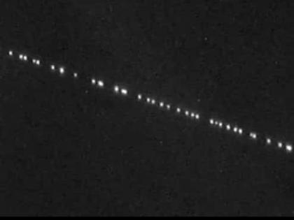 Akolekar experienced a row of luminous Star Link satellites | अकोलेकरांनी अनुभवली स्टार लिंक सॅटेलाईटची प्रकाशमय रांग