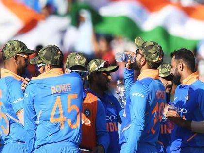 Pakistan cries foul over Indian team wearing Army caps | रडे पाकिस्तानी खेळाडू!