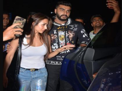 Arjun Kapoor and Malaika Arora enjoy a date night in Mumbai | अर्जुन कपूर आणि मलायका अरोरा पुन्हा दिसले या ठिकाणी एकत्र