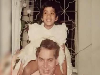 this bollywood star childhood photo with salim khan | Guess Who: सलीम खान यांच्या खांद्यावर बसलेल्या मुलीला ओळखलं का? सख्या मुलीपेक्षाही जास्त जवळचं आहे त्यांचं नात