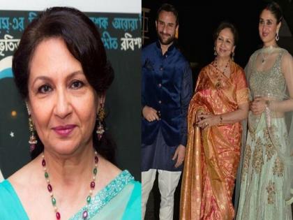 sharmila tagore was not happy in saif ali khan kareena kapoor marriage | सैफ अली खान आणि करिना कपूरच्या लग्नात खूश नव्हत्या शर्मिला टागोर, त्यांनीच सांगितले होते कारण