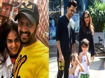 Genelia And Riteish Deshmukh's Sons, Rahyl And Riaan Greet Paparazzi With 'Namaste', Wins Hearts | रितेशच्या मुलांनी मीडियाचे कॅमेरे पाहाताच केली ही गोष्टी, नेटिझन्स करत आहेत कौतुक