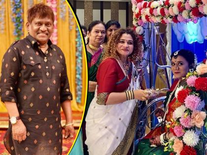 Maharashtrachi Hasya Jatra fame Arun Kadam is going to be a grandfather | ‘महाराष्ट्राची हास्यजत्रा’ फेम अरुण कदम होणार आजोबा, लेकीच्या डोहाळे जेवणाचे फोटो व्हायरल