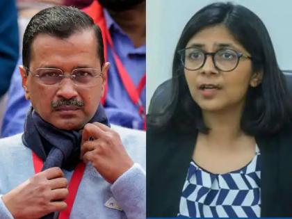 Lok Sabha Election 2024: Arvind Kejriwal kept silent on question about Swati Maliwal, Sanjay Singh said... | स्वाती मालिवाल यांच्याबाबतच्या प्रश्नावर केजरीवाल यांनी पाळलं मौन, संजय सिंह म्हणाले...  