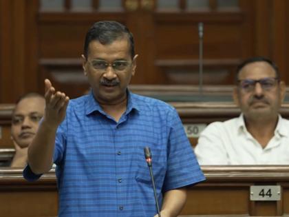 Whoever PM accuses of scam, makes him DCM arvind kejriwal address delhi legislative assembly attack on BJP | "PM ज्याच्यावर घोटाळ्याचा आरोप करतात, त्याला DCM बनवतात", केजरीवाल यांचा सभागृहातून हल्लाबोल