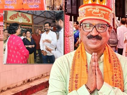 in mumbai candidates campaigned in full swing on the occasion of ram navami they sought to secure votes | मुंबईत उमेदवार प्रचार रंगी रंगले, रामनवमीनिमित्त मागितला मतांचा जोगवा