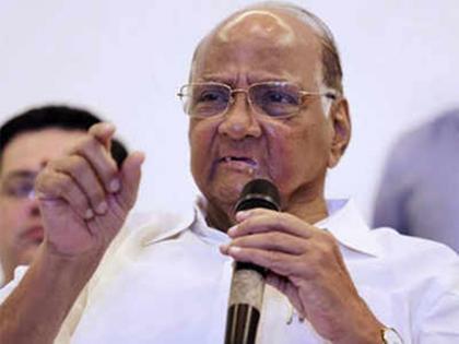 Sharad Pawar congratulates BJP leaders after state rule | राज्यातील सत्तास्थापनेनंतर भाजप नेत्यांनी भीतभीत केले आपले अभिनंदन : शरद पवार