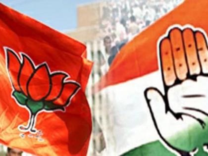 BJP: 76 seats on 14 percent vote growth; Congress: 4 percent votes lost and 40 seats lost! | भाजप : १४ टक्के मतांच्या वाढीवर ७६ जागा पदरात; काँग्रेस : ४ टक्के मते घटली अन् ४० जागा गमावल्या!