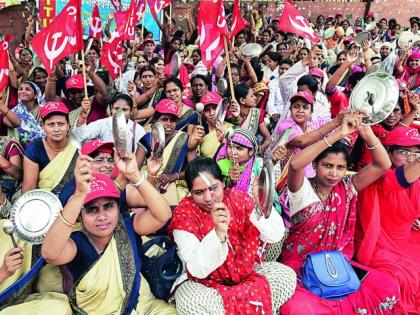 Pay a minimum of 10 thousand rupees: Asha workers demanded | किमान १० हजार रुपये मानधन द्या : आशा कर्मचाऱ्यांची मागणी