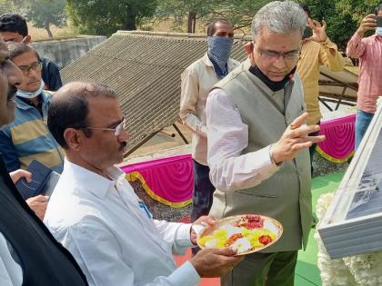 Solar energy best option to enable research - Ashish Paturkar | संशोधन सक्षम करण्यासाठी सौर ऊर्जाउत्तम पर्याय - आशीष पातुरकर