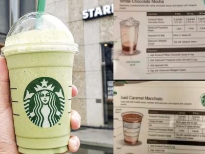 A former Starbucks company employee shared the recipe of the most popular drinks on social media | स्टारबक्सने नोकरीवरुन काढलं; तरुणाने कंपनीच्या प्रसिद्ध रिसीपी सोशल मीडियावर केल्या शेअर