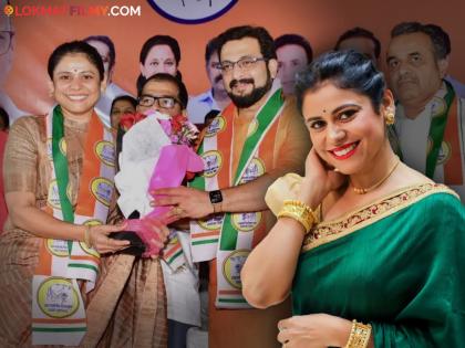 television actress aai kuthe kay karte fame ashvini mahangade entered in ncp sharad pawar party post viral on social media | 'आई कुठे काय करते' फेम अश्विनी महांगडेची राजकारणात एन्ट्री; पोस्ट शेअर करत म्हणते, 'ही नवीन जबाबदारी...'