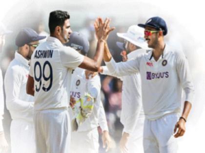 Removed! Beat England; 1-1 draw in the series, India won the second Test by 317 runs | वचपा काढला! इंग्लंडला दणका; मालिकेत १-१ बरोबरी, दुसऱ्या कसोटीत भारताचा ३१७ धावांनी विजय