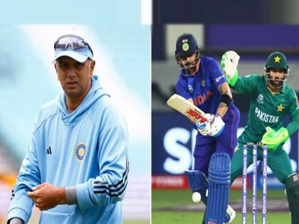 asia cup 2023 schedule We hope that Pakistan team will reach the final and if that happens we will get to play against them thrice, said Indian team coach Rahul Dravid  | "आशिया कपमध्ये पाकिस्तानविरूद्ध तीनवेळा खेळण्याची संधी मिळाली तर...", द्रविडचं मोठं विधान