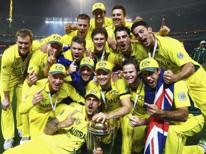 ICC World Cup 2019 : A new look for the Australia team at this year's World Cup | ICC World Cup 2019 : नवीन जर्सीसह जेतेपद कायम राखण्याचा ऑस्ट्रेलियाचा निर्धार