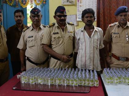 At the Jalgaon railway station, one person was arrested along with indigenous liquor | जळगाव रेल्वे स्टेशनवर देशी दारुसह एकास अटक