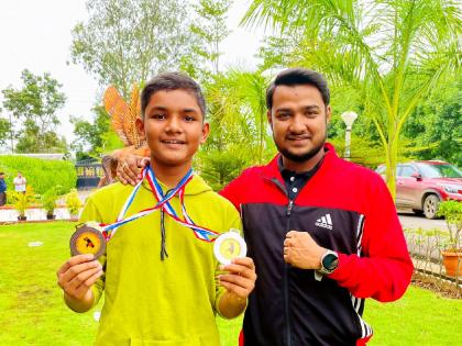 Ambernath's Atharva Dhende performs strongly in state level competition, qualifies for national competition | अंबरनाथच्या अथर्व धेंडेची राज्यस्तरीय स्पर्धेत दमदार भरारी, राष्ट्रीय स्पर्धेसाठी पात्र