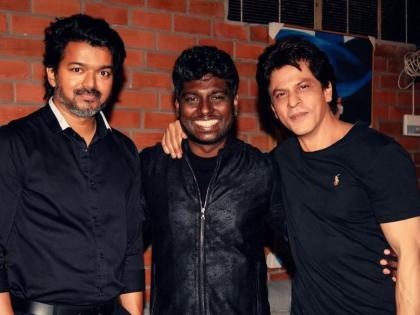 Shahrukh Khan and Thalapathy Vijay to appear on silver screen together, 'Jawaan' director announces upcoming film | शाहरुख खान आणि थलपती विजय रुपेरी पडद्यावर झळकणार एकत्र, 'जवान'च्या दिग्दर्शकाने केली आगामी सिनेमाची घोषणा