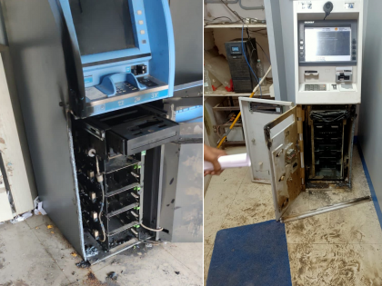 No security guards, no effective alarms; Three ATMs were broken in three hours in Chhatrapati Sambhaji Nagar | ना सुरक्षारक्षक, ना परिणामकारक अलार्म; छत्रपती संभाजीनगरात तीन तासांत तीन एटीएम फोडले