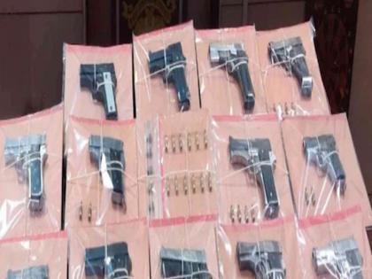 11 arrested for buying and selling arms from mumbai thane and navi mumbai 36 cartridges with 13 pistols seized | मुंबई, ठाणे, नवी मुंबईतून शस्त्राची खरेदी-विक्री करणाऱ्या ११ जणांना अटक; १३ पिस्टलसह ३६ काडतुसे जप्त