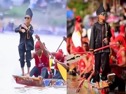 Indonesian Boat Race Video Viral: What is 'Aura Farming' Who is that boy dancing on the boat? | सगळीकडे 'ऑरा फार्मिंगची' चर्चा; नेमका हा काय प्रकार आहे? बोटीवर नाचणारा तो मुलगा कोण? Indonesian Boat Race Video Viral: What is 'Aura Farming' Who is that boy dancing on the boat? | सगळीकडे 'ऑरा फार्मिंगची' चर्चा; नेमका हा काय प्रकार आहे? बोटीवर नाचणारा तो मुलगा कोण?