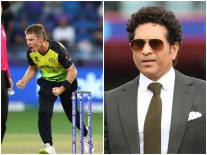 New zealand Vs Australia t20 world cup final sachin tendulkar praises spinner adam zampa | T20 WC Final AUS vs NZ : न्यूझीलंडसमोर सर्वात मोठा धोका; 'या' घातक बॉलरपासून रहाव लागणार सावधान, तेंडुलकरही बनलाय फॅन