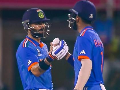 ICC ODI World Cup IND vs AUS Live Marathi : INDIA BEAT AUSTRALIA BY 6 WICKETS, Virat Kohli ( 85) & KL Rahul ( 97*) are the heroes | IND vs AUS Live : KLassic! भारताचा 'विराट' विजय; कांगारूंवर सलामीलाच पराभवाची नामुष्की