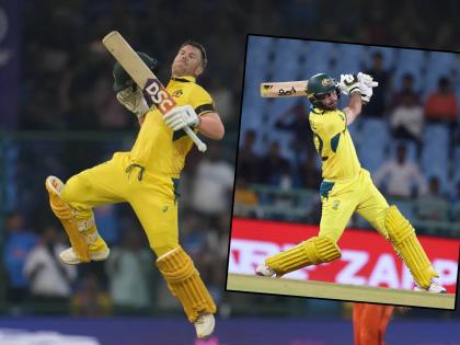 ICC ODI World Cup AUS vs NED Live : David Warner score 104 runs, GLENN MAXWELL ( 106 ) SMASHED THE FASTEST HUNDRED IN WORLD CUP, Australia 399/8   | धो डाला! डेव्हिड वॉर्नरच्या शतकानंतर ग्लेन मॅक्सवेलचे वादळ, ठोकले वर्ल्ड कपमधील वेगवान शतक