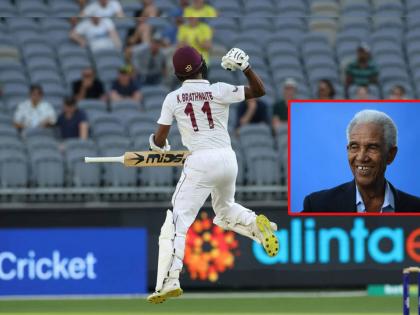 AUS vs WI, 1st Test : West Indies 192/3 on Day 4 Stumps - they need 306 on the final day. Kraigg Braithwaite the captain unbeaten on 101, register big record | AUS vs WI, 1st Test : Kraigg Braithwaite चा ऑस्ट्रेलियात रेकॉर्ड! असा विक्रम ज्यासाठी वेस्ट इंडिजला ५३ वर्ष पाहावी लागली वाट