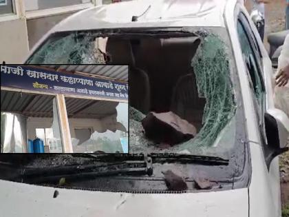 Cars vandalized by unknown persons in Ichalkaranji, the car of former MLA Halvankar son was also vandalized | इचलकरंजीत अज्ञातांकडून गाड्यांची तोडफोड, माजी आमदार हाळवणकरांच्या मुलाचीही कार फोडली