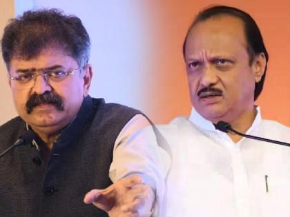 Aarti attempted in front of Jitendra Awhad's house; Awhad's criticism of Ajit Pawar | जितेंद्र आव्हाडांच्या घरासमोर आरतीचा प्रयत्न; आव्हाडांची अजित पवारांवर शेलक्या शब्दात टीका