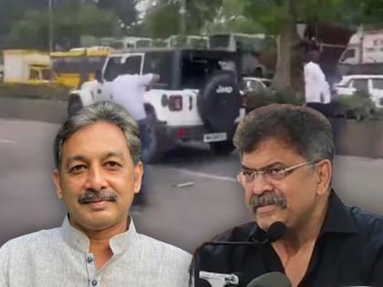 NCP MLA Jitendra Awhad the first reaction after the car attack, Targeted on Yuvraj Sambhaji Raje | हल्ल्यानंतर जितेंद्र आव्हाड संतापले; "संभाजीराजे नव्हे तर संभाजी, शाहूंच्या विचारांचा..."