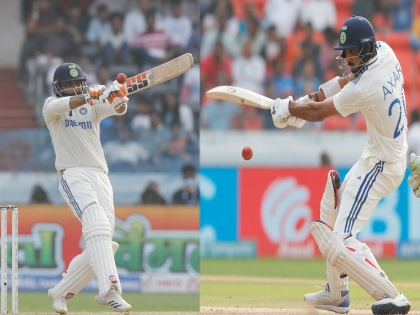 IND vs ENG 1st Test Match Live Updates Akshar Patel scored 35 not out and Ravindra Jadeja scored 81 not out and Team India has taken a lead of 175 runs  | IND vs ENG: दुसरा दिवसही भारताच्या नावावर! जड्डू-पटेलनं इंग्लिश संघाला फोडलं, नाबाद परतले