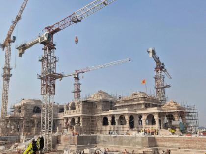 राम मंदिराचे काम किती झाले? अयोध्येतील बांधकामाचे फोटो आले समोर
