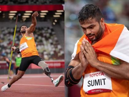 Paris Paralympics 2024 Sumit Antil Defend Gold Medal In Men’s Javelin Throw F64 Event | गोल्डन बॉय सुमितची रेकॉर्ड तोड कामगिरी; पॅरिसमध्ये तिसऱ्यांदा डौलात फडकला तिरंगा