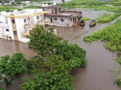 Yavatmal city flooded due to torrential rains | मुसळधार पावसाने यवतमाळ शहर जलमय