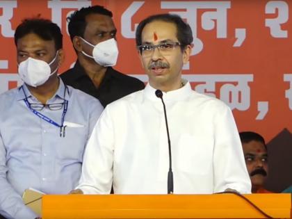 CM Uddhav Thackeray criticism of Raj Thackeray and BJP over Mosque loudspeakers | भाजपानं सुपारी दिली अन् भोंगा पुढे आला; उद्धव ठाकरेंची राज यांच्यावर टीका