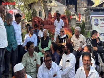 94-year-old Yaedhya's suicide protest continues in Pune | पुण्यात ९४ वर्षीय याेद्ध्याचे आत्मक्लेश आंदोलन सुरूच