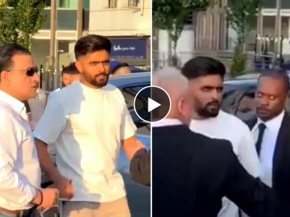 ENG vs PAK T20 Series Babar Azam scolds fans in England, watch here video | ENG vs PAK : इंग्लंडच्या धरतीवर बाबरची सटकली; पाकिस्तानी कर्णधार अन् चाहत्यामध्ये जुंपली