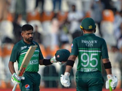 PAK vs NEP Asia Cup 2023 Live Marathi : Babar Azam  scored 151 runs from 131 balls including 14 Fours and 4 Sixes, Iftikhar Ahmed 109* ( 71 balls), Pakistan 6/342 | Babar Azam, इफ्तिखार अहमद यांची रेकॉर्ड तोड खेळी! पाकिस्तानची घरच्या मैदानावर नेपाळवर दादागिरी