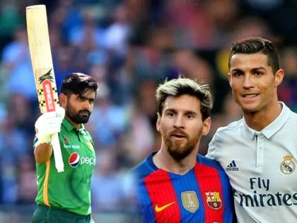 Ind vs Pak Babar Azam is Cristiano Ronaldo and Lionel Messi of cricket says Pakistan All Rounder Shadab Khan Asia Cup 2022 | Babar Azam, IND vs PAK: "आमचा बाबर आझम म्हणजे क्रिकेटचा रोनाल्डो अन् मेस्सी दोन्हीही"; पाकिस्तानी क्रिकेटपटूने करून दिली भन्नाट ओळख