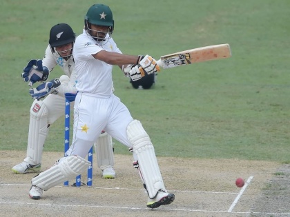 Babar Azam overhauls Virat Kohli in elite list with maiden Test century in Dubai clash | PAK vs NZ, 2nd Test: पाकिस्तानच्या बाबरने शतक झळकावून कोहलीला मागे टाकलं