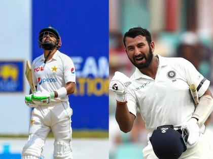 SL vs PAK 1st Test : skipper Babar Azam completes 3000 test runs, equal with Virat Kohli, but stay behind cheteshwar pujara  | Babar Azam, SL vs PAK 1st Test : पाकिस्तानचा कर्णधार बाबर आजमने विक्रम केला, पण भारताचा Cheteshwar Pujara त्यापेक्षा 'फास्ट' निघाला