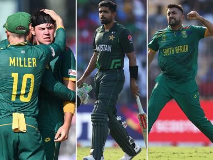 ICC ODI World Cup PAK vs SA Live : PAKISTAN 270 ALL-OUT, Fantastic bowling performance by South Africa led by Shamsi with 4 wickets. | आघाडी ढेपाळली, बिघाडी झाली; शेपटाने पाकिस्तानची लाज वाचवली, आफ्रिकेसमोर कोंडी